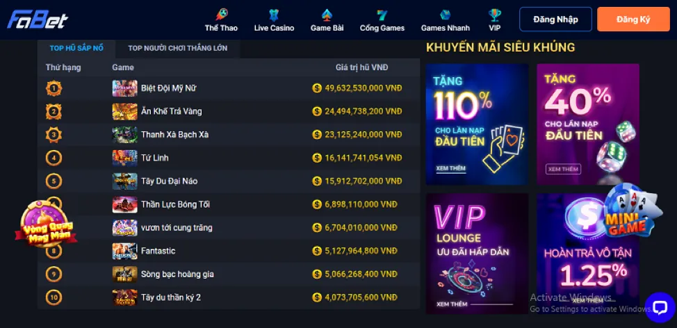Giới hạn đặt cược và nạp tiền tại alo88 bet